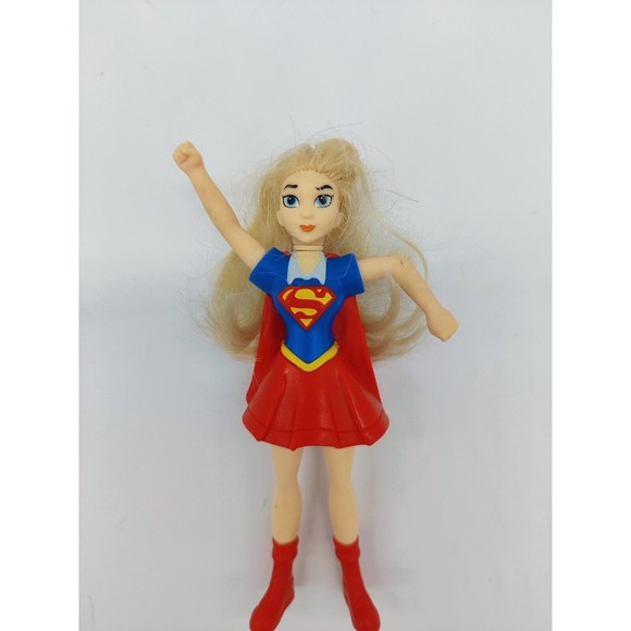 DC Comics 2016 McDonald's Super Girl 5" Figure Toy Figurine Super Hero Doll TM - Picture 2 of 5